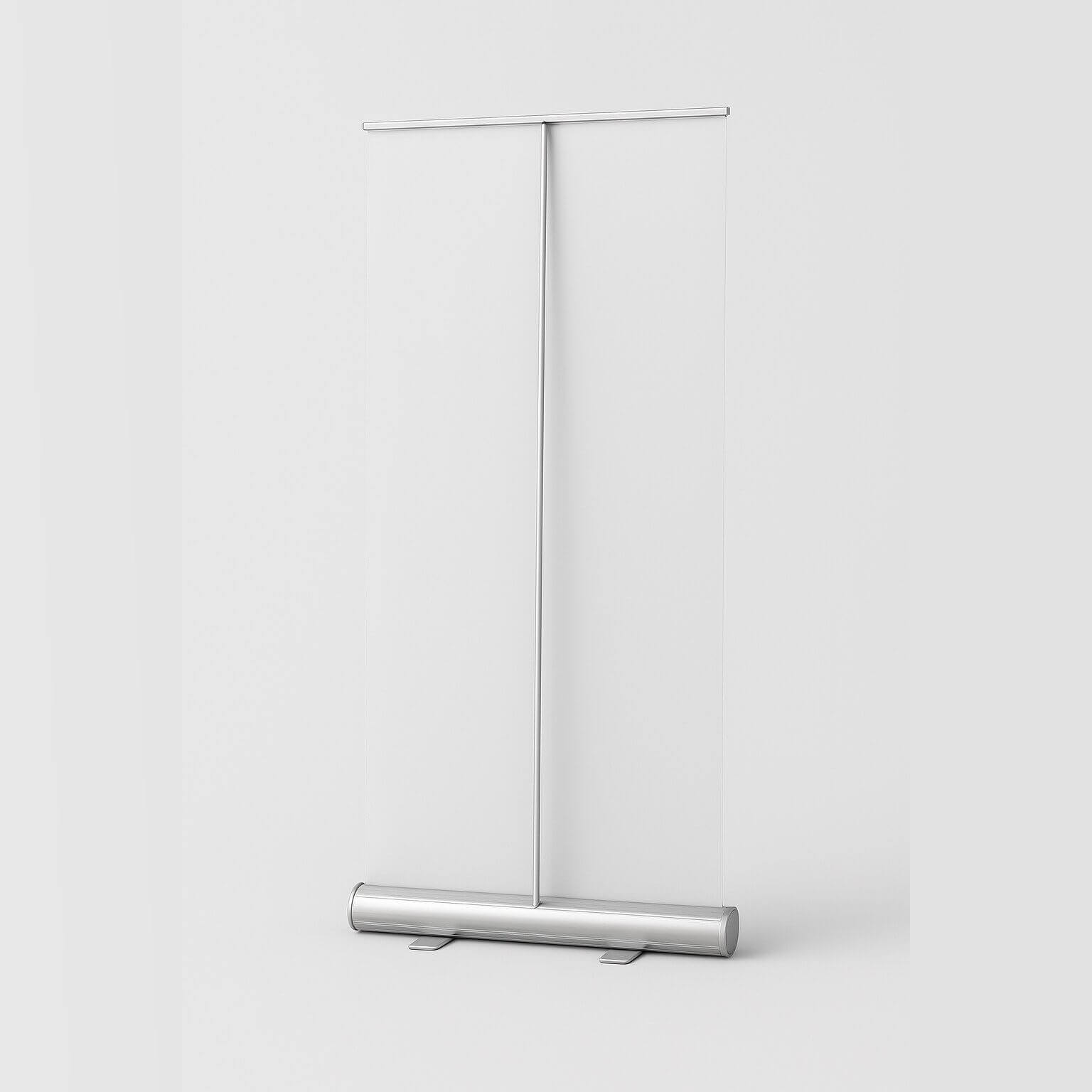 Luxury Chrome Deluxe Roll Up Standee