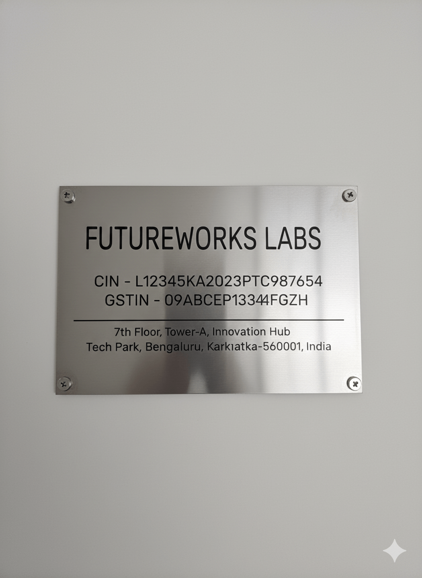 SS Sign Board – Premium Stainless Steel Signage - Image 5