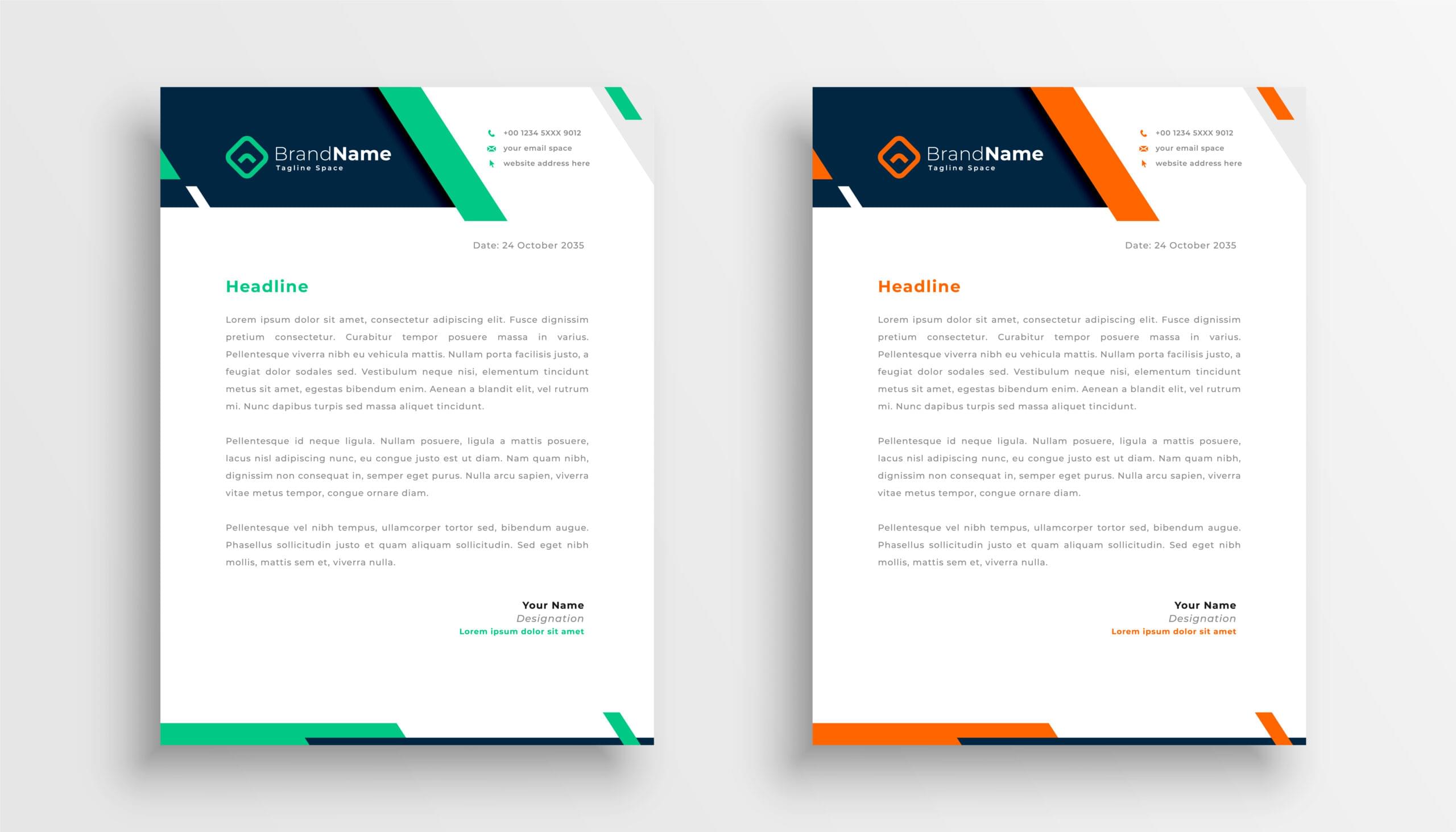 Premium A4 Letter Head Printing Services at MantraPrint