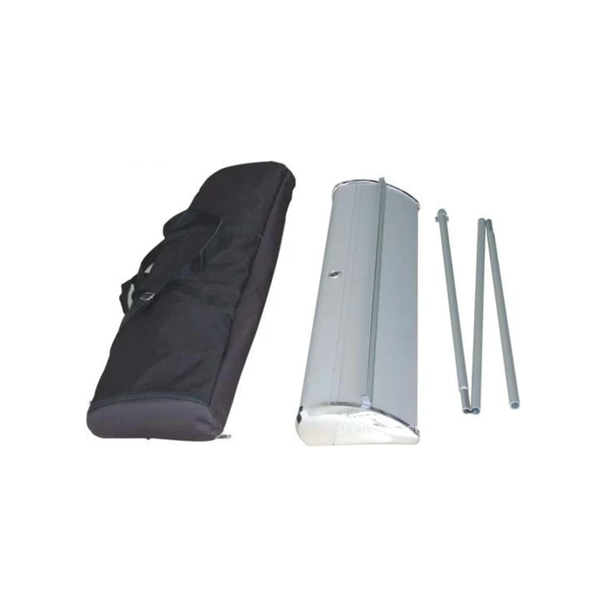 chrome deluxe roll up standee