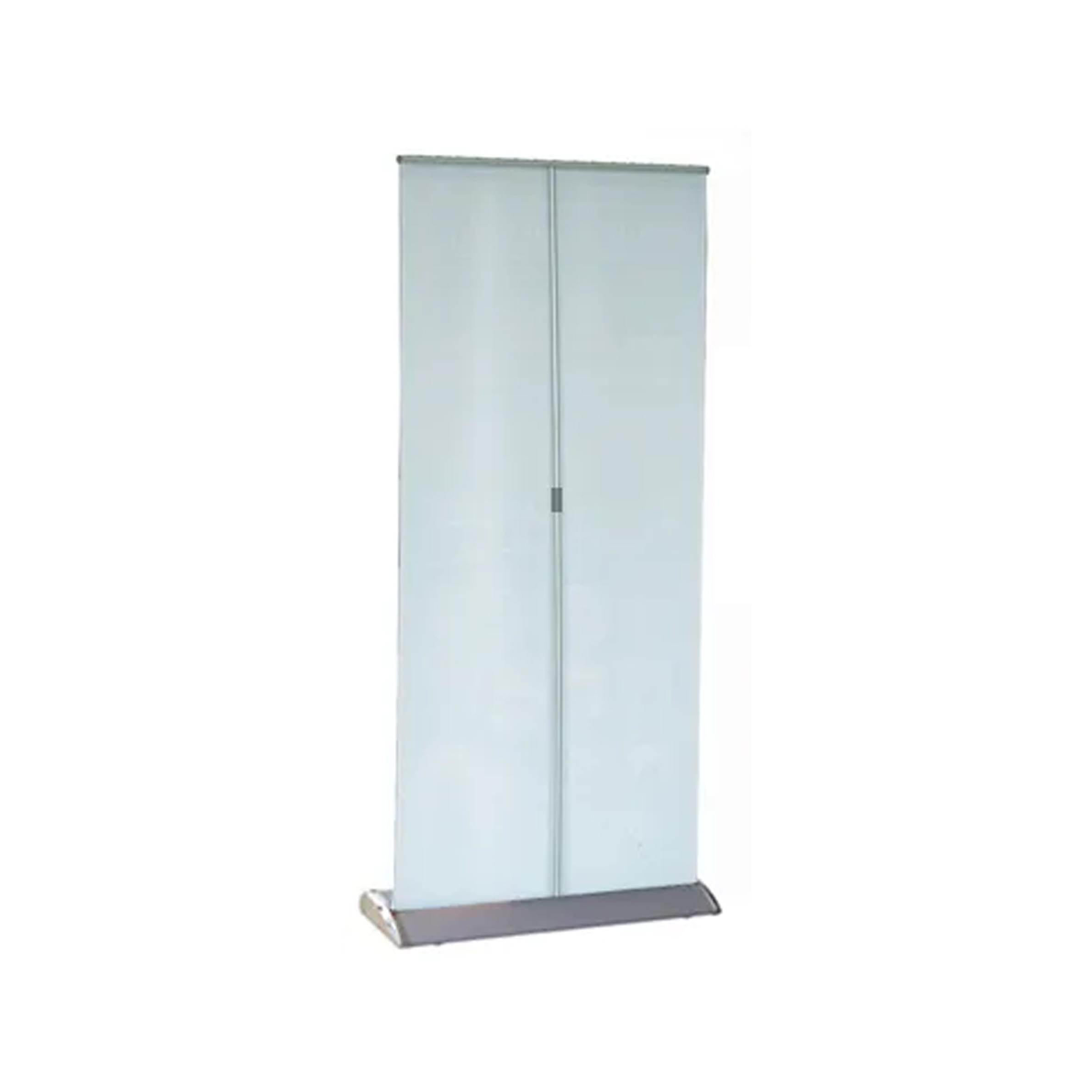 chrome deluxe roll up standee