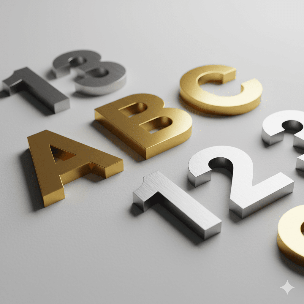 Acrylic Solid Letters